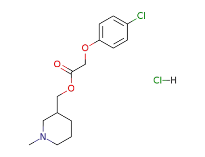 3-hydroxymethyl N-methyl piperidine (4-chlorophenoxy) acetate hydrochloride