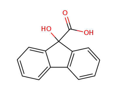9-hydroxy-9-fluorene carboxylic acid