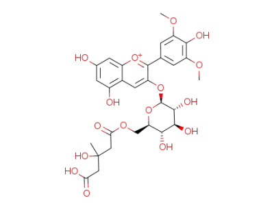 malvidin 3-O-[6-O-(3-hydroxy-3-methylglutaroyl)-β-D-glucopyranoside]